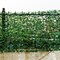 Green Faux Ivy Leaf Decorative Privacy Fence Perfect for Private Space
